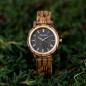 Preview: HOLZKERN | Erde Elemente Damen Holzarmbanduhr 32mm